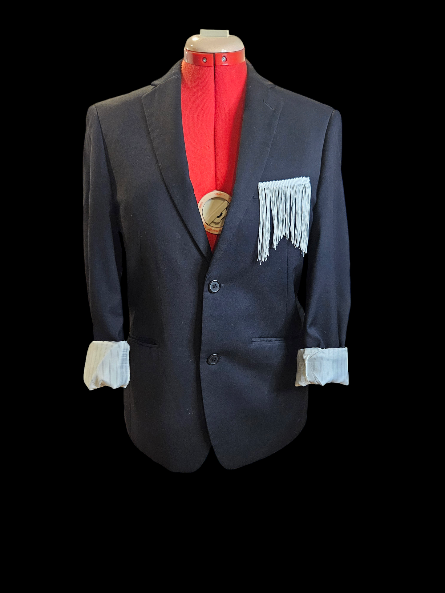 Black Blazer & Simply Red - Size L Mens